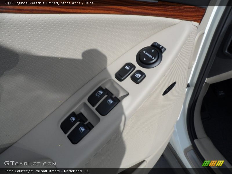 Stone White / Beige 2012 Hyundai Veracruz Limited