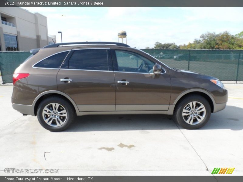 Sahara Bronze / Beige 2012 Hyundai Veracruz Limited