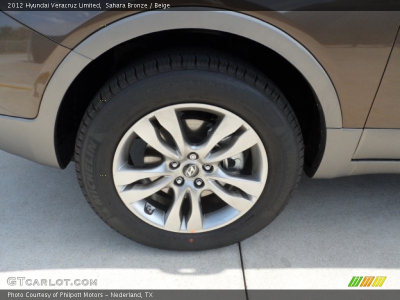 Sahara Bronze / Beige 2012 Hyundai Veracruz Limited
