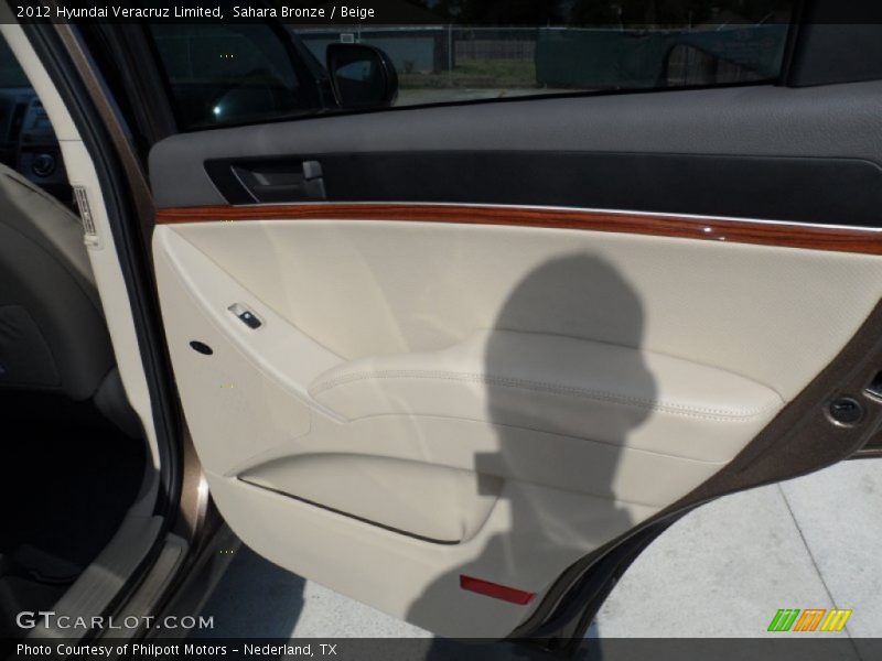 Sahara Bronze / Beige 2012 Hyundai Veracruz Limited