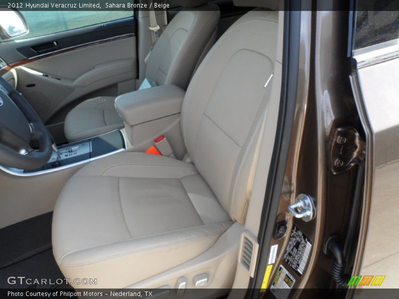 Sahara Bronze / Beige 2012 Hyundai Veracruz Limited