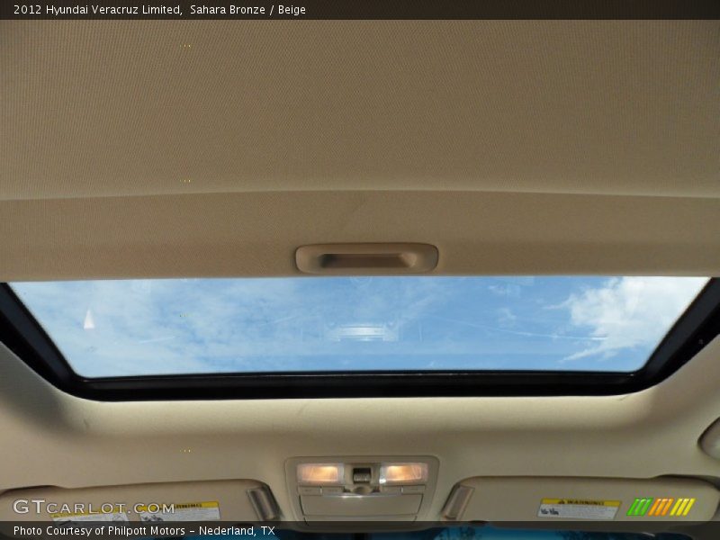 Sahara Bronze / Beige 2012 Hyundai Veracruz Limited