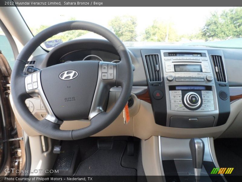 Dashboard of 2012 Veracruz Limited