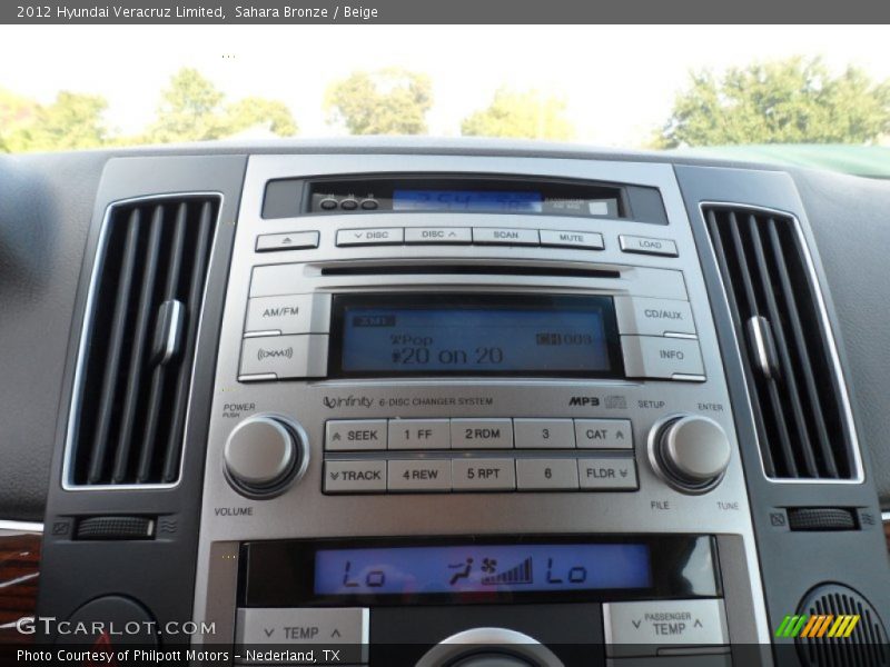 Sahara Bronze / Beige 2012 Hyundai Veracruz Limited