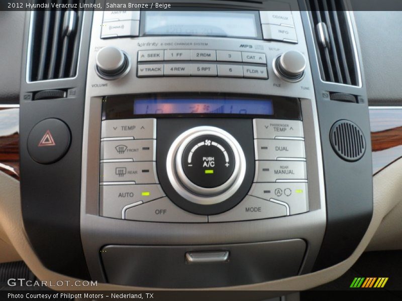 Sahara Bronze / Beige 2012 Hyundai Veracruz Limited