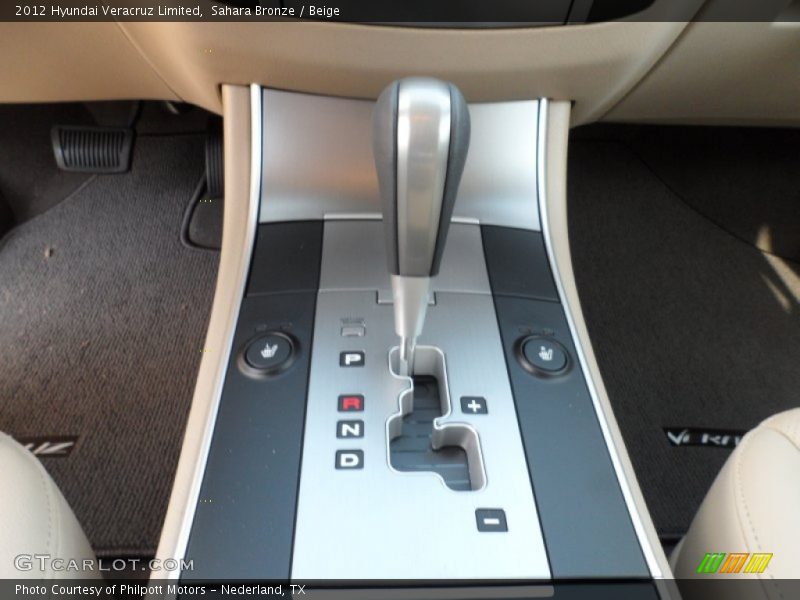 Sahara Bronze / Beige 2012 Hyundai Veracruz Limited