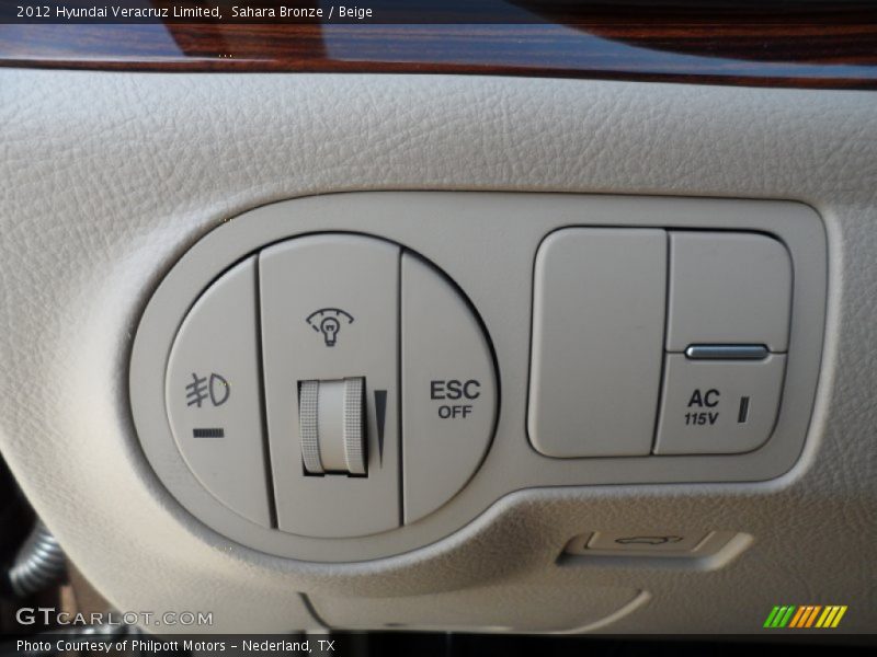 Sahara Bronze / Beige 2012 Hyundai Veracruz Limited