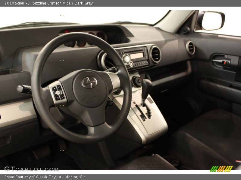 Sizzling Crimson Mica / Dark Gray 2010 Scion xB