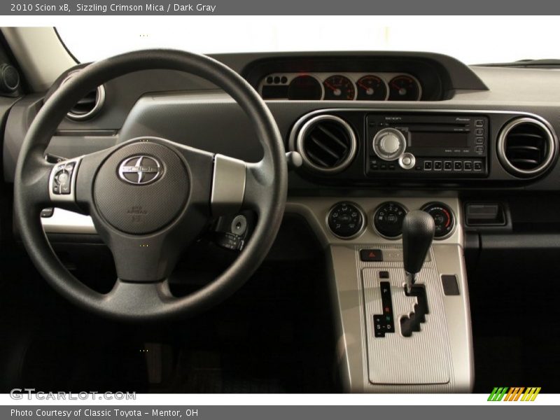 Sizzling Crimson Mica / Dark Gray 2010 Scion xB