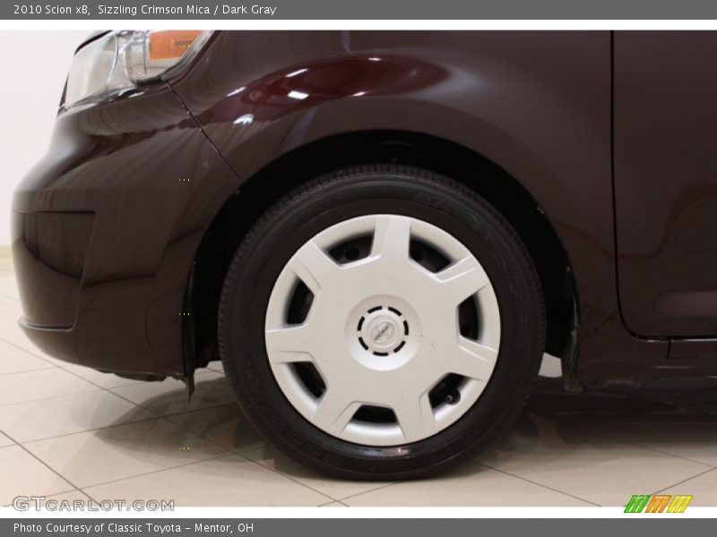 Sizzling Crimson Mica / Dark Gray 2010 Scion xB