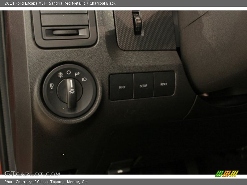 Sangria Red Metallic / Charcoal Black 2011 Ford Escape XLT