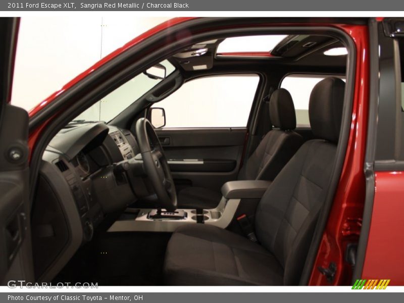 Sangria Red Metallic / Charcoal Black 2011 Ford Escape XLT