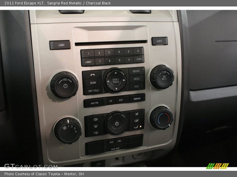 Sangria Red Metallic / Charcoal Black 2011 Ford Escape XLT