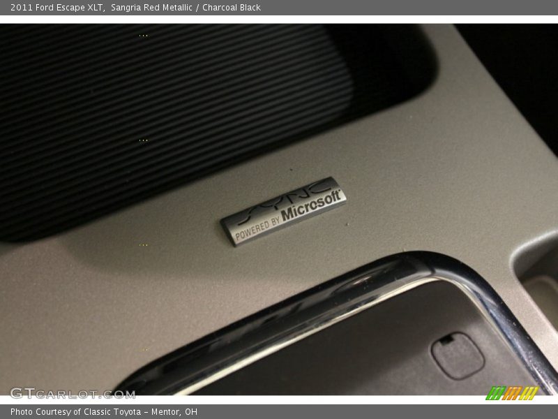 Sangria Red Metallic / Charcoal Black 2011 Ford Escape XLT