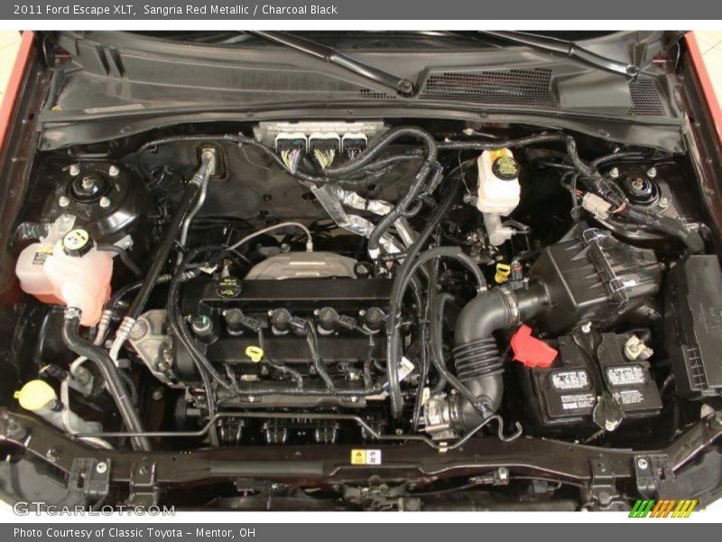 Sangria Red Metallic / Charcoal Black 2011 Ford Escape XLT