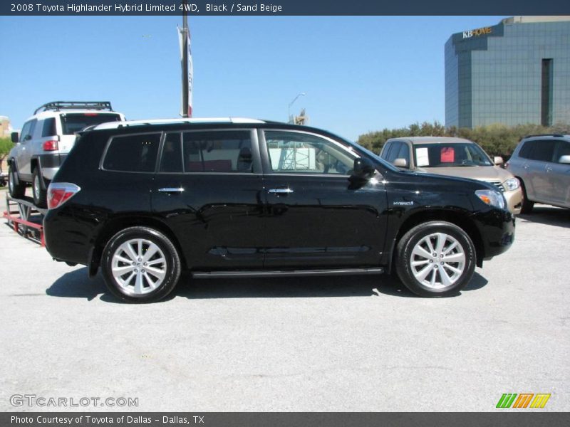 Black / Sand Beige 2008 Toyota Highlander Hybrid Limited 4WD