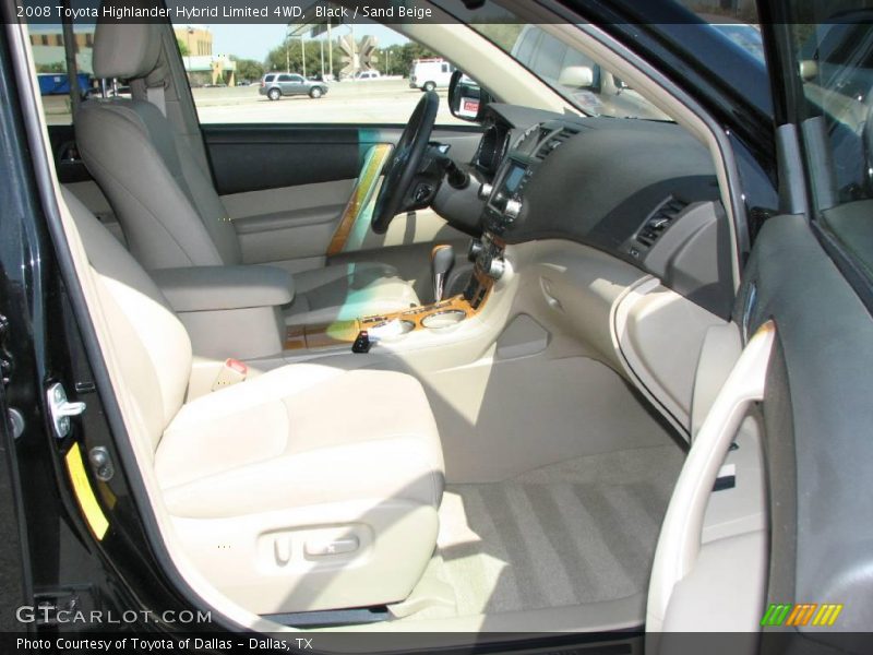 Black / Sand Beige 2008 Toyota Highlander Hybrid Limited 4WD