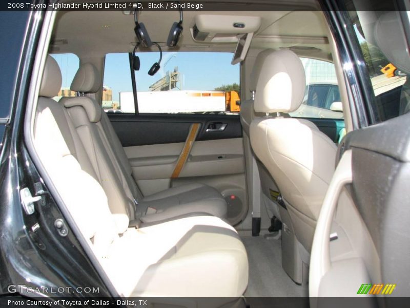 Black / Sand Beige 2008 Toyota Highlander Hybrid Limited 4WD