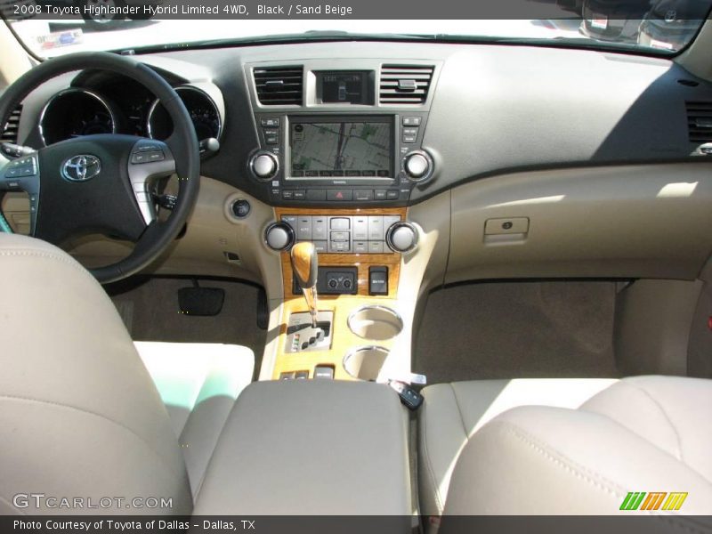 Black / Sand Beige 2008 Toyota Highlander Hybrid Limited 4WD