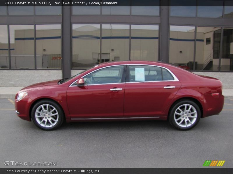 Red Jewel Tintcoat / Cocoa/Cashmere 2011 Chevrolet Malibu LTZ
