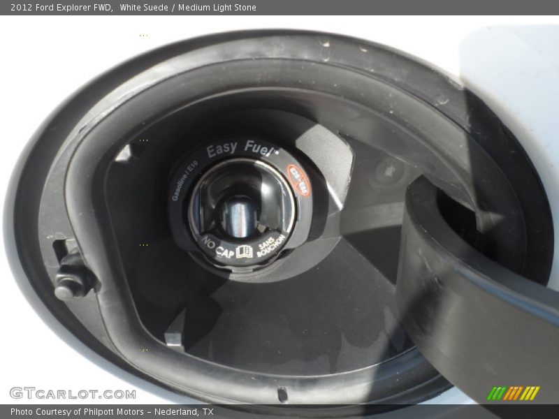 White Suede / Medium Light Stone 2012 Ford Explorer FWD