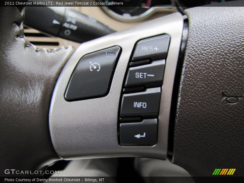 Red Jewel Tintcoat / Cocoa/Cashmere 2011 Chevrolet Malibu LTZ