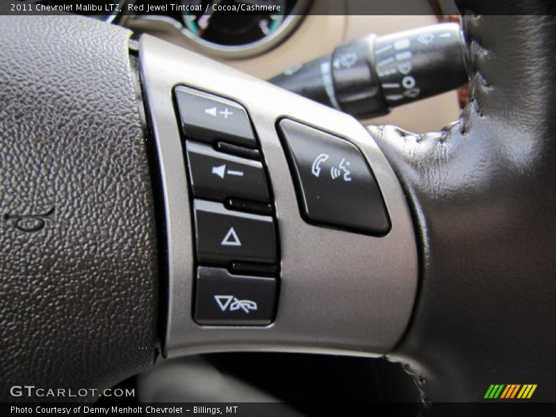Red Jewel Tintcoat / Cocoa/Cashmere 2011 Chevrolet Malibu LTZ