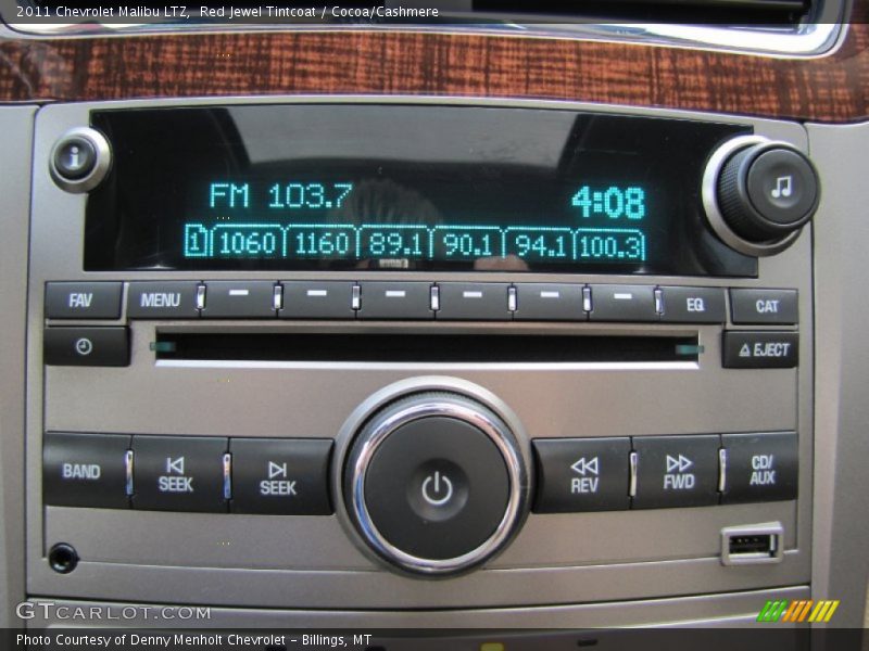 Red Jewel Tintcoat / Cocoa/Cashmere 2011 Chevrolet Malibu LTZ