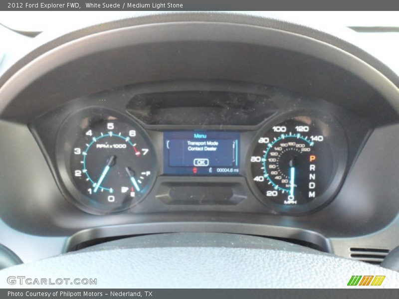  2012 Explorer FWD FWD Gauges