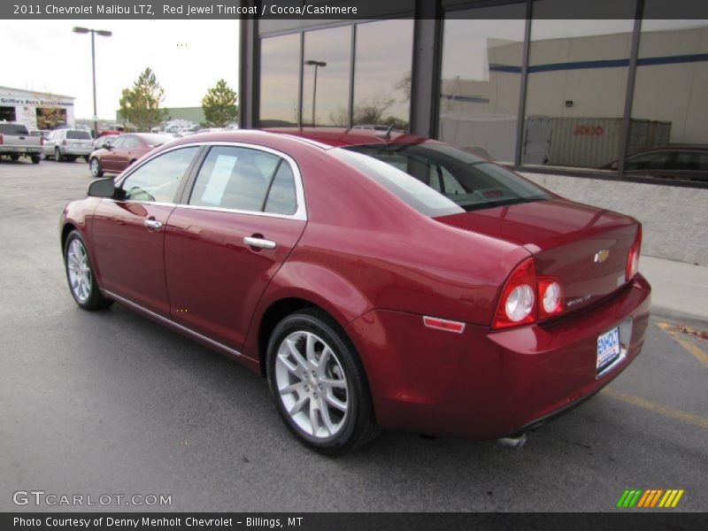 Red Jewel Tintcoat / Cocoa/Cashmere 2011 Chevrolet Malibu LTZ