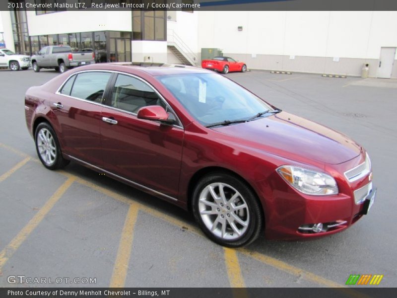 Red Jewel Tintcoat / Cocoa/Cashmere 2011 Chevrolet Malibu LTZ