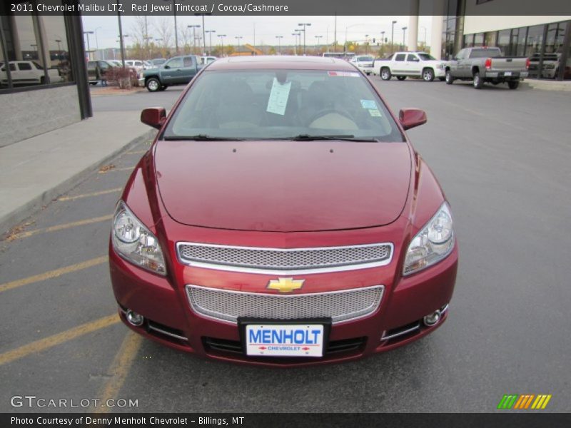 Red Jewel Tintcoat / Cocoa/Cashmere 2011 Chevrolet Malibu LTZ