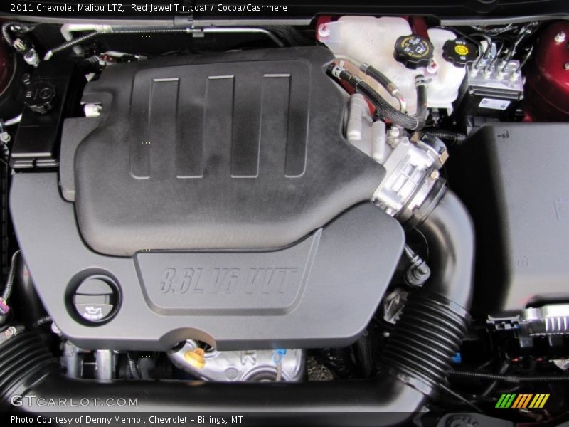 Red Jewel Tintcoat / Cocoa/Cashmere 2011 Chevrolet Malibu LTZ