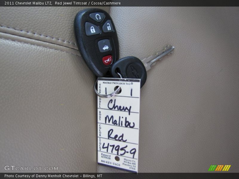 Red Jewel Tintcoat / Cocoa/Cashmere 2011 Chevrolet Malibu LTZ
