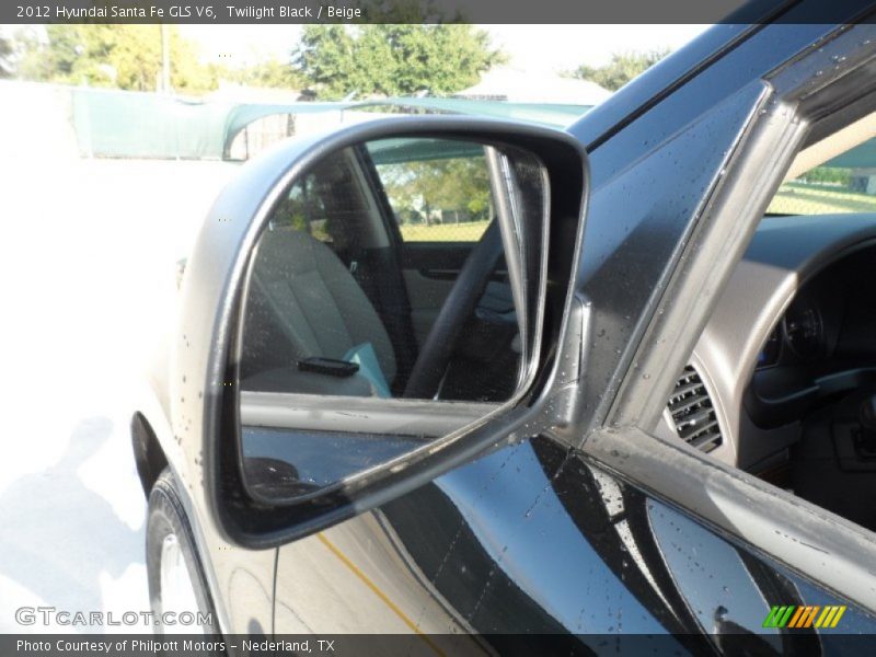 Twilight Black / Beige 2012 Hyundai Santa Fe GLS V6