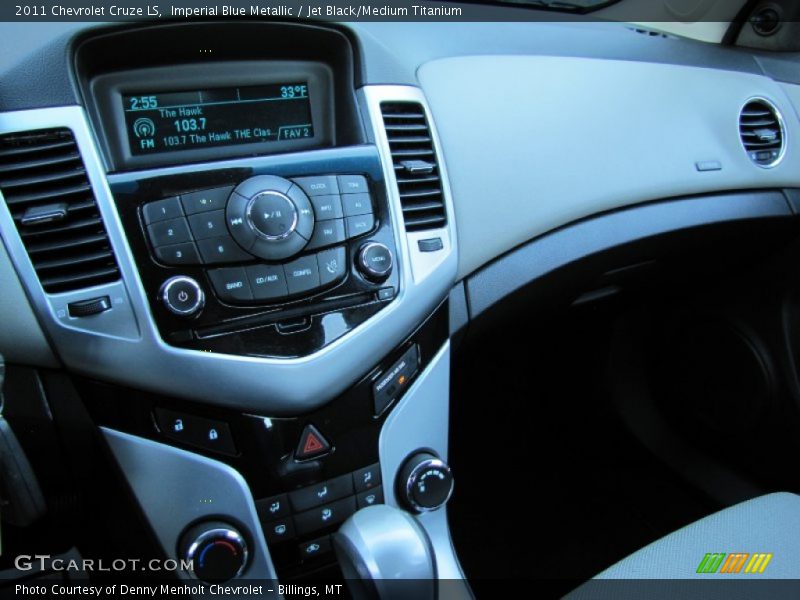 Imperial Blue Metallic / Jet Black/Medium Titanium 2011 Chevrolet Cruze LS