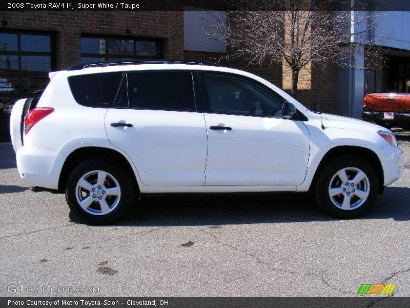 Super White / Taupe 2008 Toyota RAV4 I4