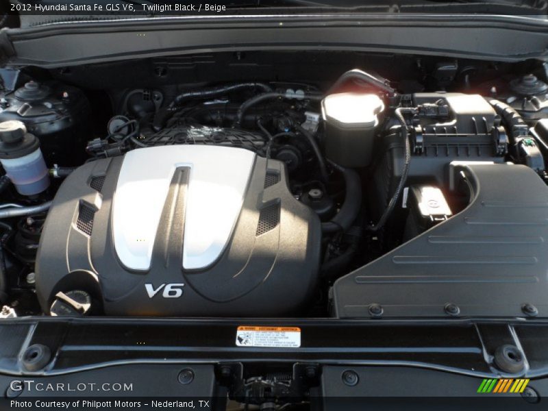  2012 Santa Fe GLS V6 Engine - 3.5 Liter DOHC 24-Valve V6