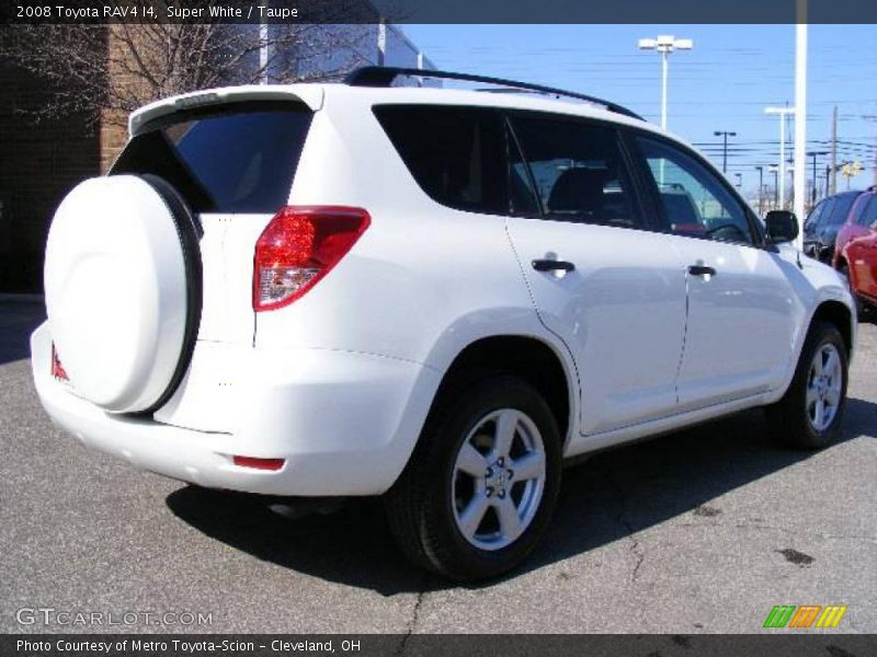 Super White / Taupe 2008 Toyota RAV4 I4