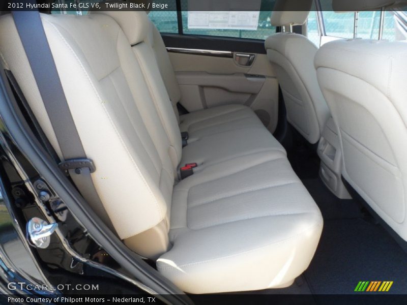 Twilight Black / Beige 2012 Hyundai Santa Fe GLS V6