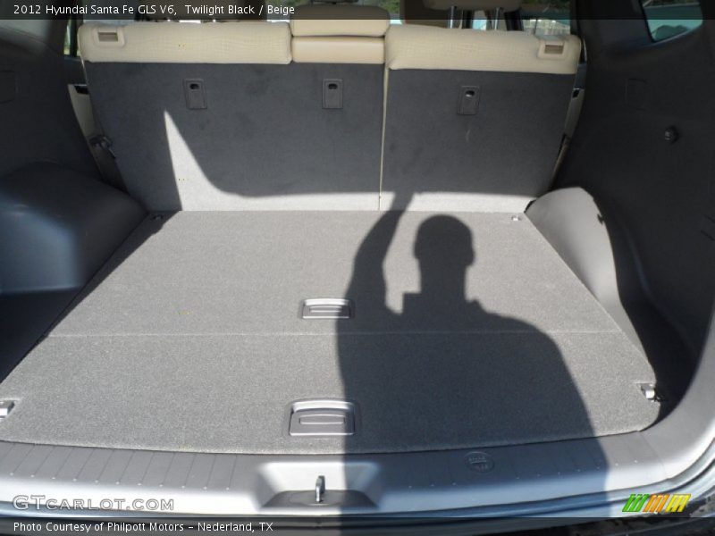 Twilight Black / Beige 2012 Hyundai Santa Fe GLS V6