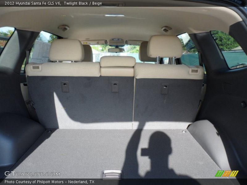 Twilight Black / Beige 2012 Hyundai Santa Fe GLS V6