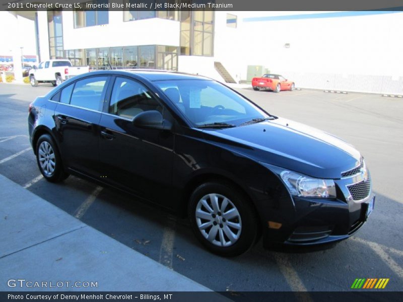 Imperial Blue Metallic / Jet Black/Medium Titanium 2011 Chevrolet Cruze LS