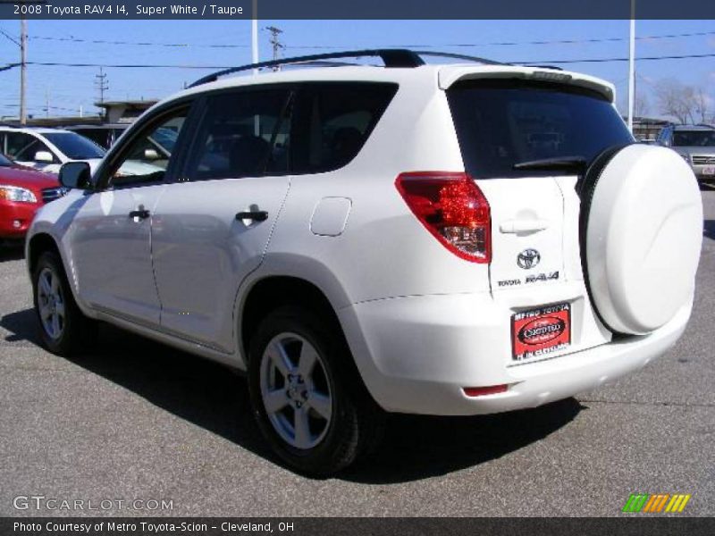 Super White / Taupe 2008 Toyota RAV4 I4