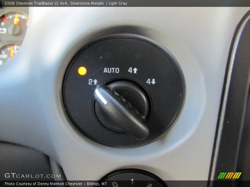 Silverstone Metallic / Light Gray 2008 Chevrolet TrailBlazer LS 4x4
