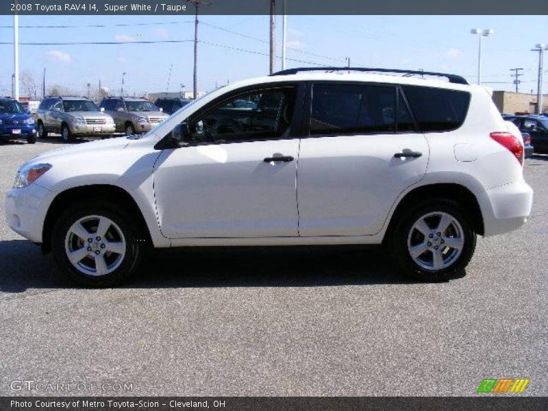 Super White / Taupe 2008 Toyota RAV4 I4