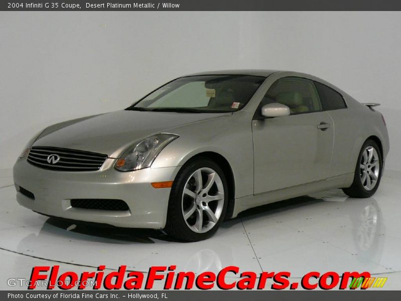 Desert Platinum Metallic / Willow 2004 Infiniti G 35 Coupe