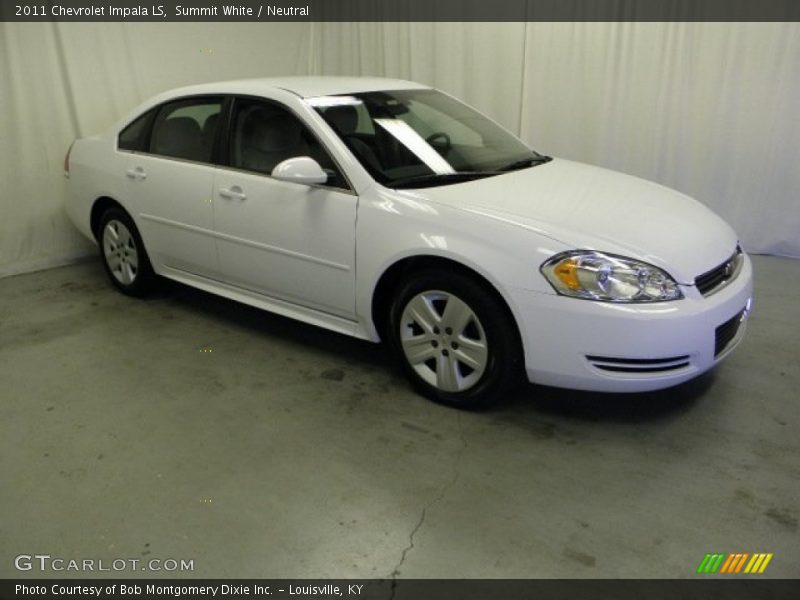Summit White / Neutral 2011 Chevrolet Impala LS
