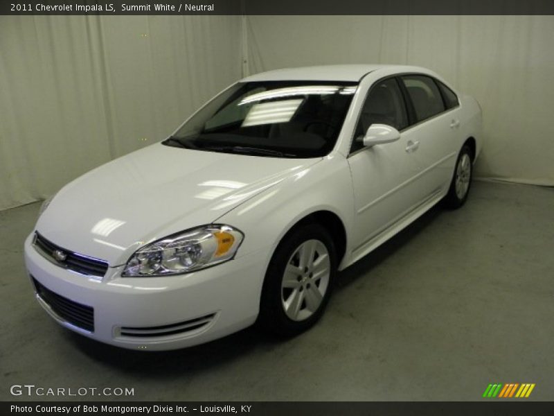 Summit White / Neutral 2011 Chevrolet Impala LS