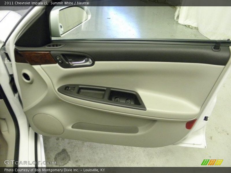 Summit White / Neutral 2011 Chevrolet Impala LS